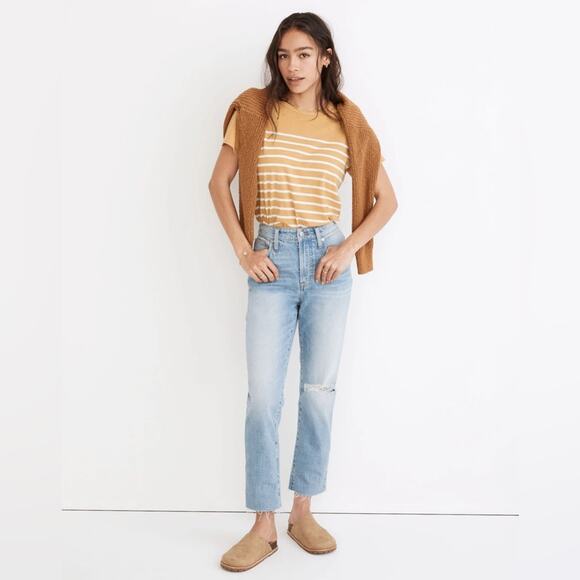 Madewell The Curvy Perfect Vintage Jean Coney Wash: Destroyed Edition - Size: 28 - Picture 1 of 15